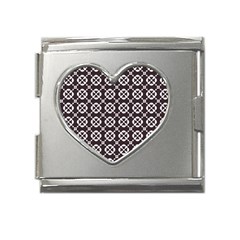 Pattern 309 Mega Link Heart Italian Charm (18mm) by GardenOfOphir