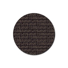 Pattern 314 Rubber Coaster (round) by GardenOfOphir