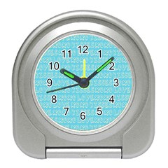 Pattern 316 Travel Alarm Clock by GardenOfOphir