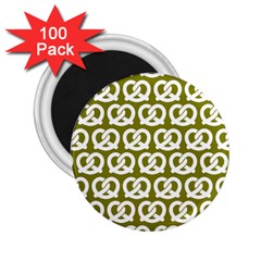 Olive Pretzel Illustrations Pattern 2 25  Magnets (100 Pack)  by GardenOfOphir