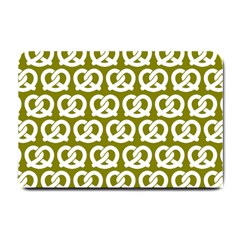 Olive Pretzel Illustrations Pattern Small Doormat by GardenOfOphir