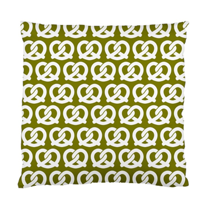 Olive Pretzel Illustrations Pattern Standard Cushion Case (One Side)