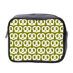 Olive Pretzel Illustrations Pattern Mini Toiletries Bag (two Sides) by GardenOfOphir