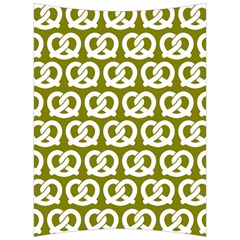 Olive Pretzel Illustrations Pattern Back Support Cushion