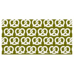 Olive Pretzel Illustrations Pattern Banner And Sign 8  X 4  by GardenOfOphir