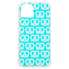 Aqua Pretzel Illustrations Pattern Iphone 12/12 Pro Tpu Uv Print Case