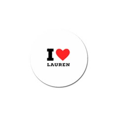 I Love Lauren Golf Ball Marker (4 Pack) by ilovewhateva