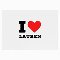 I Love Lauren Large Glasses Cloth by ilovewhateva