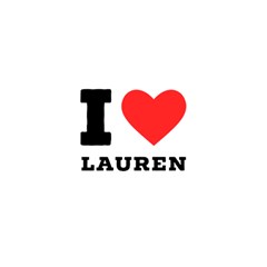 I Love Lauren Play Mat (square) by ilovewhateva