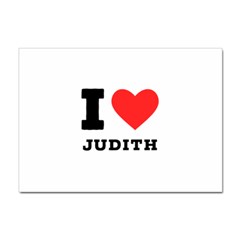 I Love Judith Sticker A4 (100 Pack) by ilovewhateva