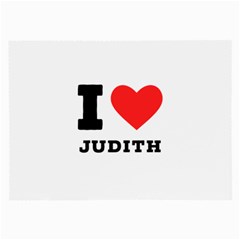 I Love Judith Large Glasses Cloth by ilovewhateva