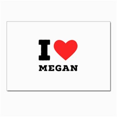 I Love Megan Postcards 5  X 7  (pkg Of 10) by ilovewhateva