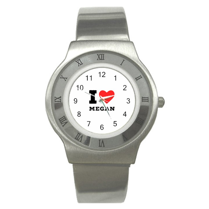 I love megan Stainless Steel Watch