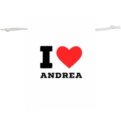 I Love Andrea Lightweight Drawstring Pouch (xl) by ilovewhateva