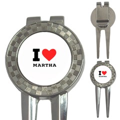 I Love Martha 3-in-1 Golf Divots by ilovewhateva