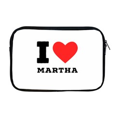 I Love Martha Apple Macbook Pro 17  Zipper Case by ilovewhateva