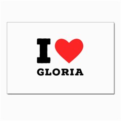 I Love Gloria  Postcard 4 x 6  (pkg Of 10) by ilovewhateva