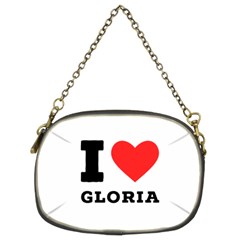 I Love Gloria  Chain Purse (two Sides) by ilovewhateva