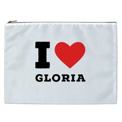 I Love Gloria  Cosmetic Bag (xxl) by ilovewhateva