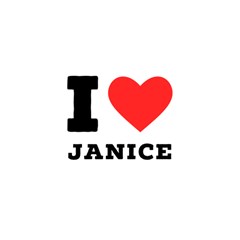 I Love Janice Shower Curtain 48  X 72  (small)  by ilovewhateva