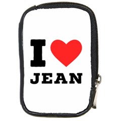 I Love Jean Compact Camera Leather Case by ilovewhateva