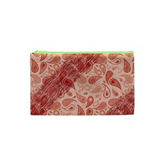 Tribal Background Pattern Texture Design Cosmetic Bag (xs)