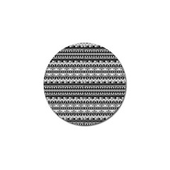 Tribal Zentangle Line Pattern Golf Ball Marker (10 Pack)