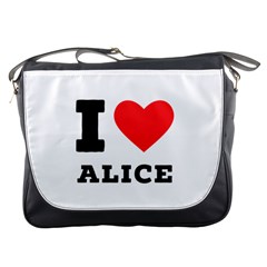 I Love Alice Messenger Bag by ilovewhateva