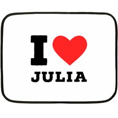 I Love Julia  One Side Fleece Blanket (mini) by ilovewhateva