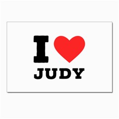 I Love Judy Postcard 4 x 6  (pkg Of 10) by ilovewhateva