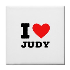 I Love Judy Face Towel by ilovewhateva