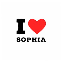 I Love Sophia Wooden Puzzle Square by ilovewhateva