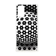 Sphere Spherical Circular Monochrome Circle Art Samsung Galaxy Note 20 Tpu Uv Case by Jancukart