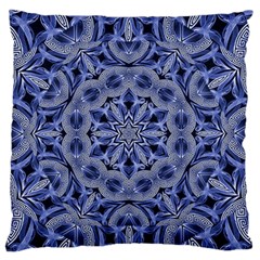 Mandala Pattern Rosette Kaleidoscope Abstract Standard Premium Plush Fleece Cushion Case (one Side)