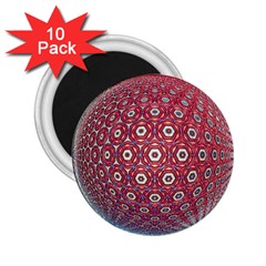 Sphere Spherical Metallic Colorful Circular Orb 2 25  Magnets (10 Pack)  by Jancukart