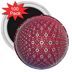 Sphere Spherical Metallic Colorful Circular Orb 3  Magnets (100 Pack) by Jancukart