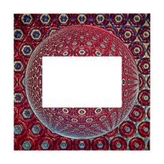 Sphere Spherical Metallic Colorful Circular Orb White Box Photo Frame 4  X 6  by Jancukart