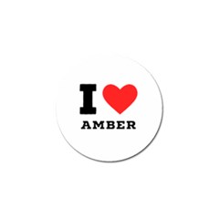 I Love Amber Golf Ball Marker (4 Pack)