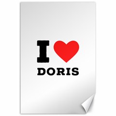 I Love Doris Canvas 24  X 36  by ilovewhateva