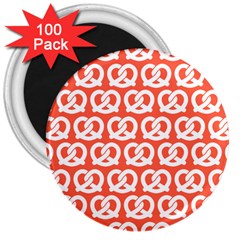 Coral Pretzel Illustrations Pattern 3  Magnets (100 Pack) by GardenOfOphir