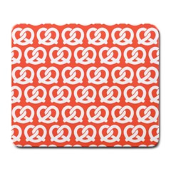 Coral Pretzel Illustrations Pattern Large Mousepad by GardenOfOphir