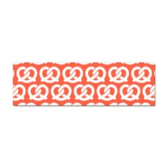 Coral Pretzel Illustrations Pattern Sticker (bumper) by GardenOfOphir