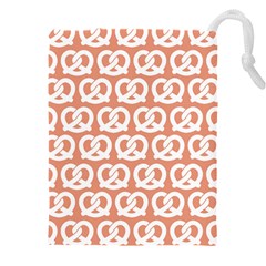 Salmon Pretzel Illustrations Pattern Drawstring Pouch (5xl) by GardenOfOphir