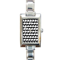 Pattern 361 Rectangle Italian Charm Watch by GardenOfOphir