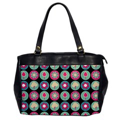 Chic Floral Pattern Oversize Office Handbag by GardenOfOphir