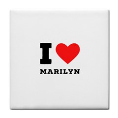 I Love Marilyn Tile Coaster by ilovewhateva