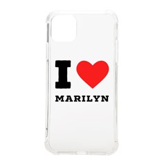 I Love Marilyn Iphone 11 Pro Max 6 5 Inch Tpu Uv Print Case by ilovewhateva