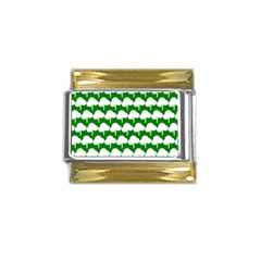 Tree Illustration Gifts Gold Trim Italian Charm (9mm)