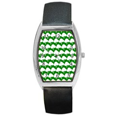 Tree Illustration Gifts Barrel Style Metal Watch