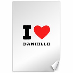 I Love Daniella Canvas 24  X 36  by ilovewhateva